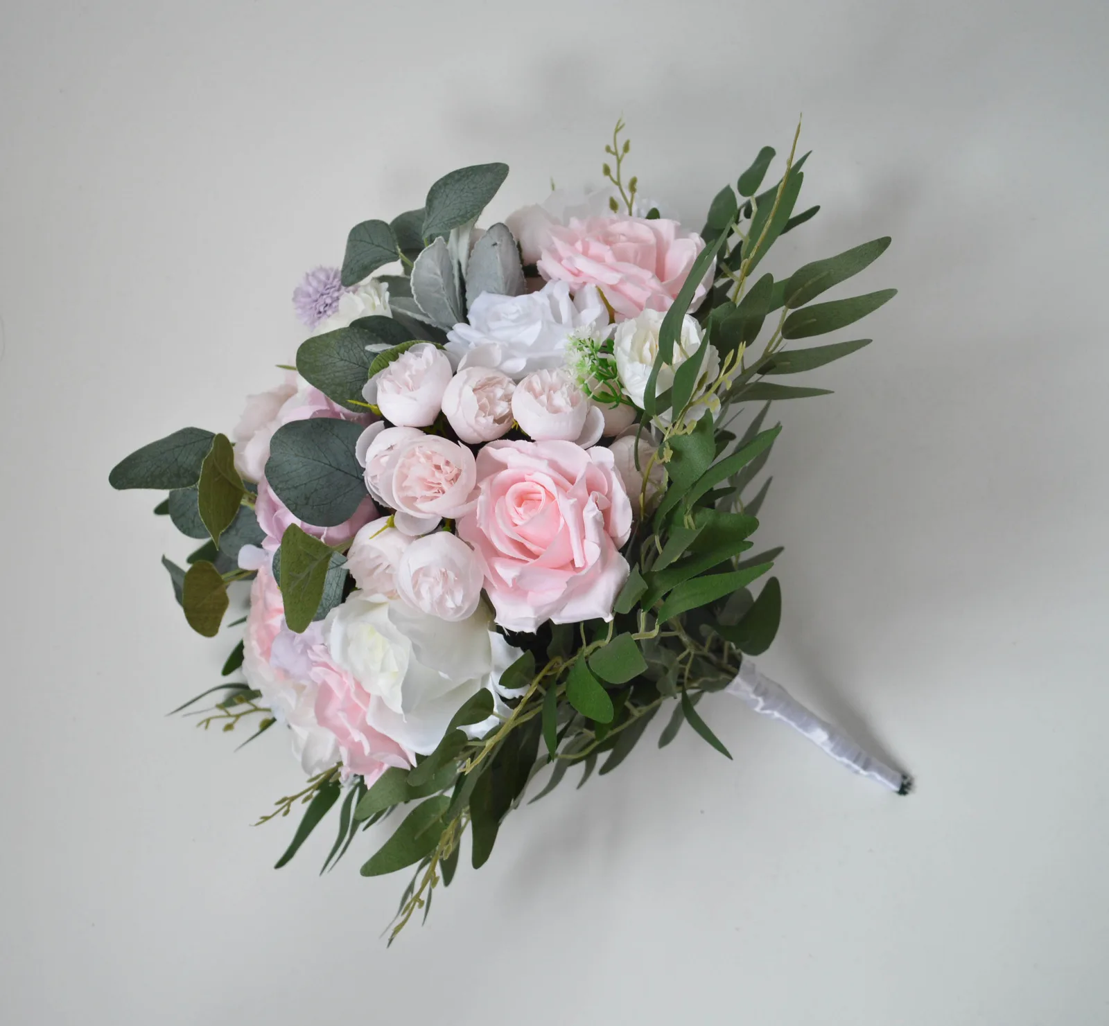 Handmade Silk Bridal Bouquet, Romantic Wedding Flowers 4