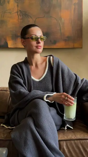 Ribbed Knit Lounge Set