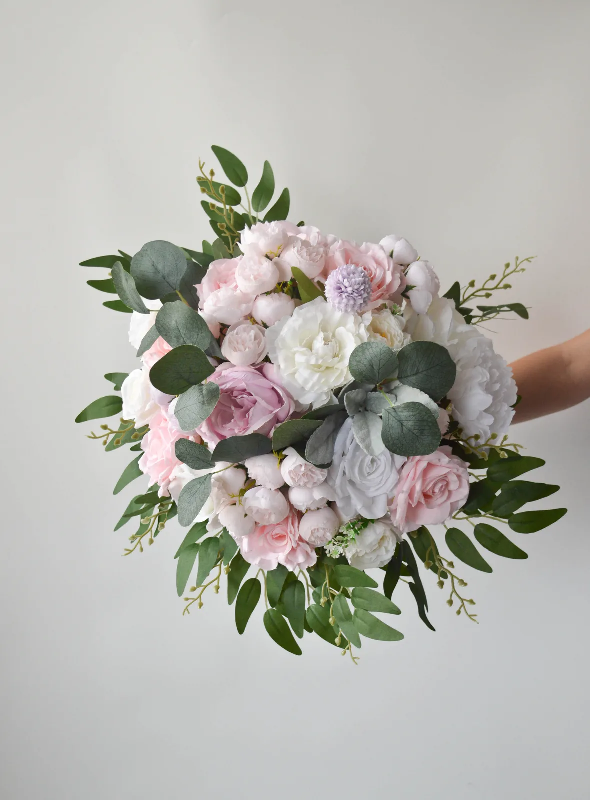 Handmade Silk Bridal Bouquet, Romantic Wedding Flowers 2