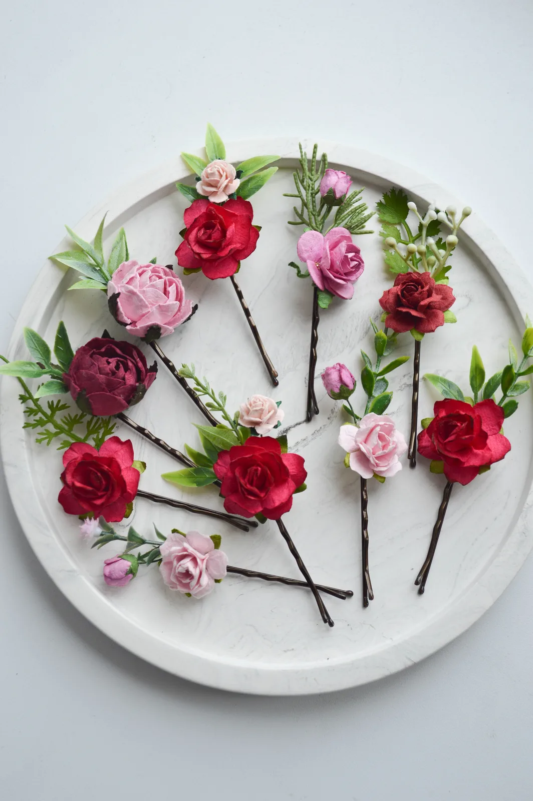 Fuchsia Flower Hair Clip 2