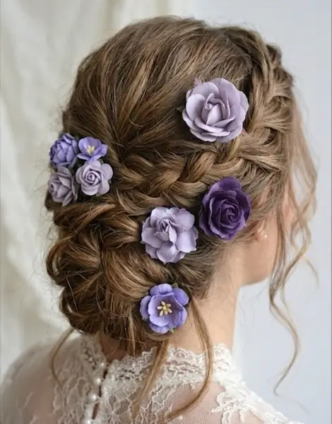 Purple Hair Clip