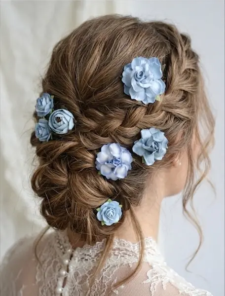 Blue Hair Clip