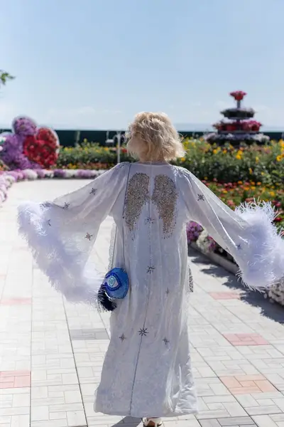 Embroidered Angel Wing Kimono