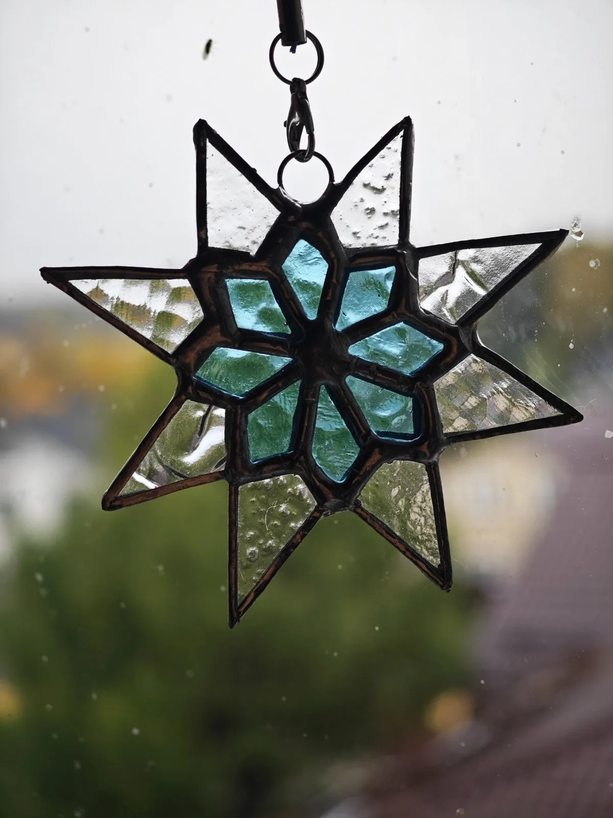 Stained Glass Star Suncatcher 1