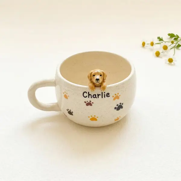 Pet Portrait Ring Dish