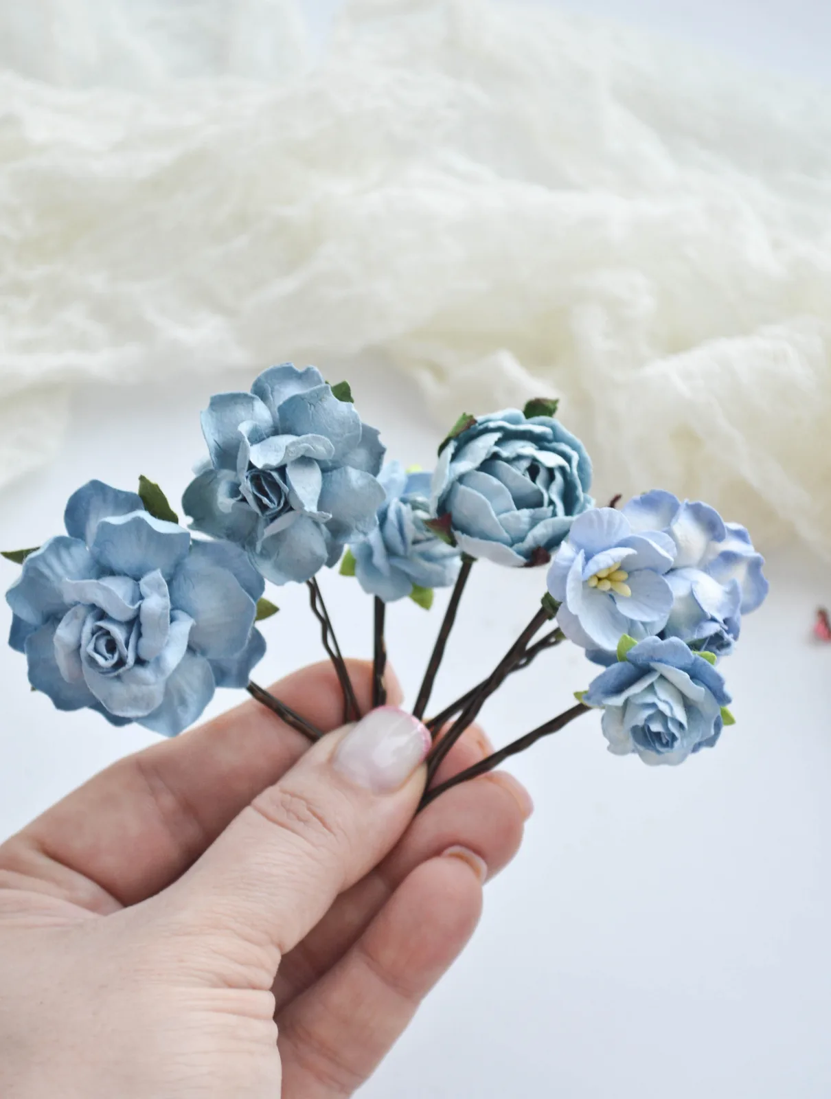 Blue Hair Clip 3